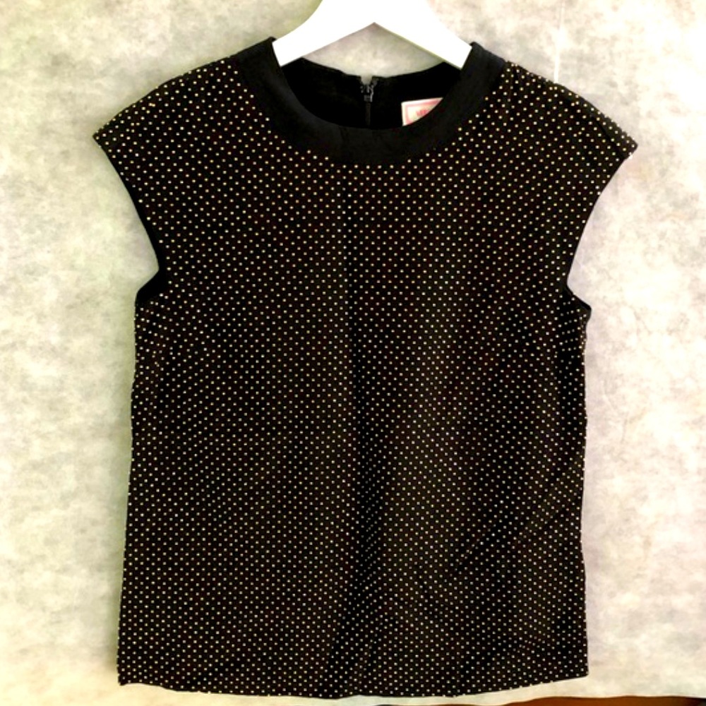 Versace H&M Studded Silk Top.